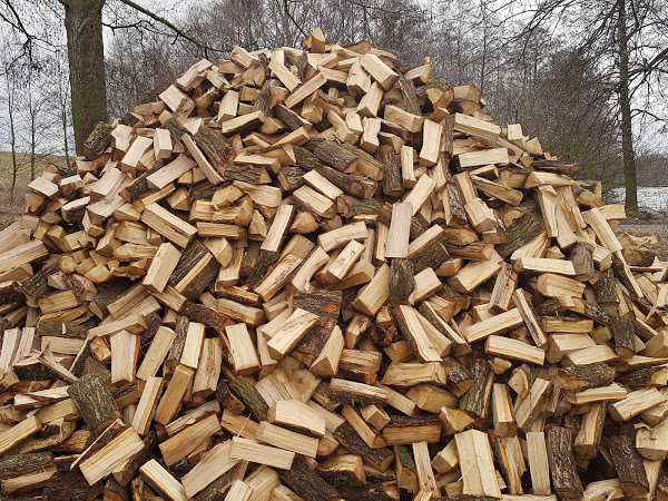 Palivové dřevo tvrdé naštípané